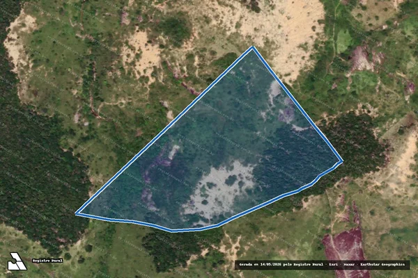 Imagem de satélite de FAZENDA BOA ESPERANÇA - Perímetro em Santo Antônio do Jacinto - MG