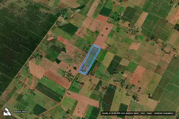 Imagem de satélite de Projeto de Assentamento Floresta Branca - LOTE 59 em Eldorado - MS