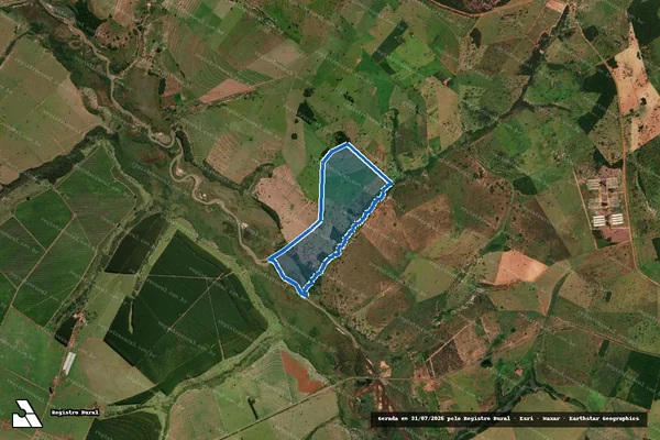 Imagem de satélite de FAZENDA TOROPI II - Única em Iguatemi - MS