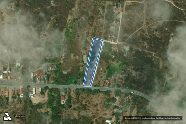 Imagem de satélite de SÍTIO LAGOA DE DENTRO - ÁREA TOTAL em Puxinanã - PB