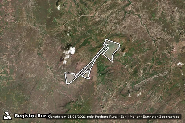 Imagem de satélite de Fazenda Bela Vista e São Joaquim - Parcela 02 em Granja - CE