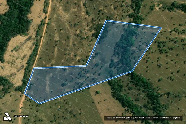 Imagem de satélite de Fazenda Bandeira - Parte 2 em Abaeté - MG