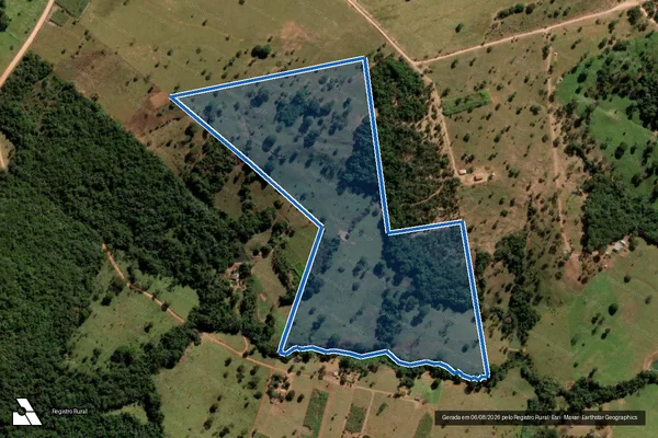 Imagem de satélite de FAZENDA CARRETÃO - Gleba 02 em Nova América - GO