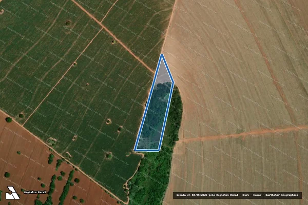 Imagem de satélite de Fazenda São Francisco - Gleba B em Echaporã - SP