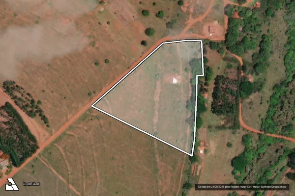 Imagem de satélite de Lote 050 ? Projeto de Assentamento Nova Tangará ? Gleba 1 - Parte 1 em Uberlândia - MG
