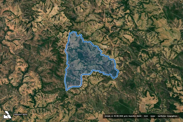 Imagem de satélite de Fazenda Larga - Parte 1 em Presidente Olegário - MG