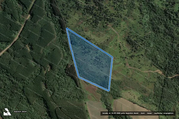 Imagem de satélite de Fazenda Campinas Belas - Mat 3700 em Reserva - PR