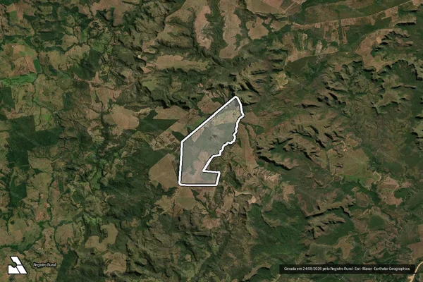 Imagem de satélite de Fazenda Cremona em Dom Aquino - MT