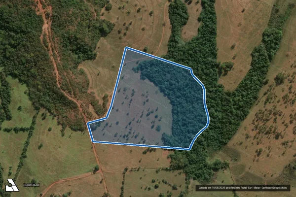 Imagem de satélite de Fazenda São Jorge - 001 em Campina Verde - MG