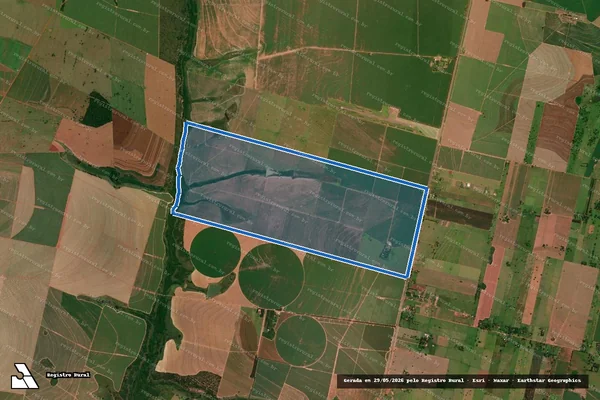 Imagem de satélite de FAZENDA SANTA LETÍCIA - Parte 01 em Nova Andradina - MS