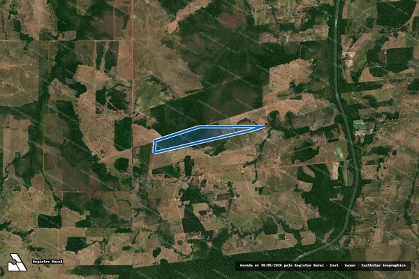 Imagem de satélite de LOTE 49, GLEBA 10, ST. BARÃO DO MELGAÇO-PARTE 2 - Parte 2 em Primavera de Rondônia - RO