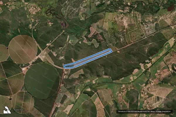 Imagem de satélite de Fazenda Peri-Peri - GLEBA 03 em Rio Pardo de Minas - MG