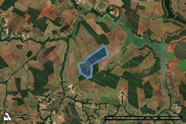 Imagem de satélite de Fazenda Renegada - PARTE 1 em Biquinhas - MG