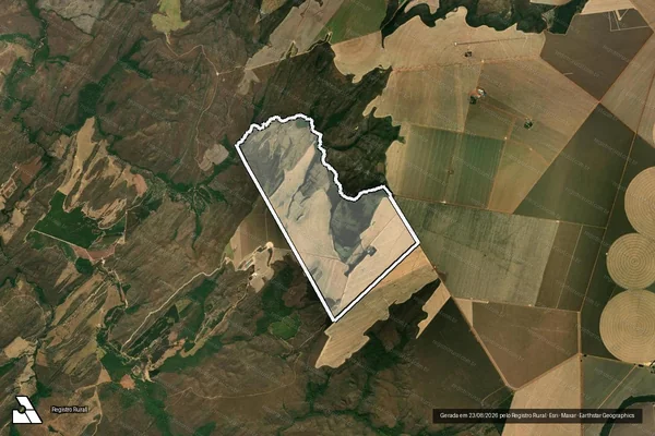 Imagem de satélite de FAZENDA CAMPO FORMOSO - 01 em Água Fria de Goiás - GO