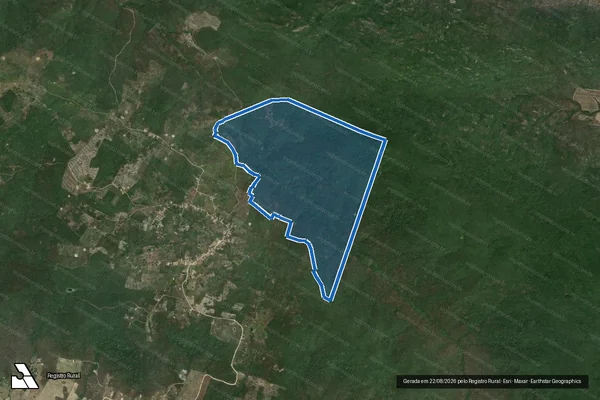 Imagem de satélite de Fazenda Quixabeira - Parcela 1 em Pedro Alexandre - BA