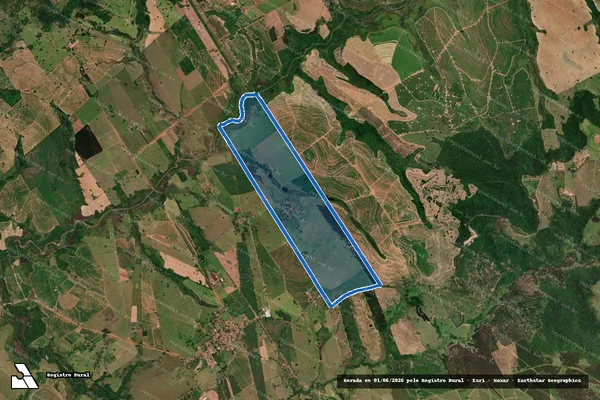 Imagem de satélite de Fazenda Santa Ernestina - Parte 1 em Marília - SP