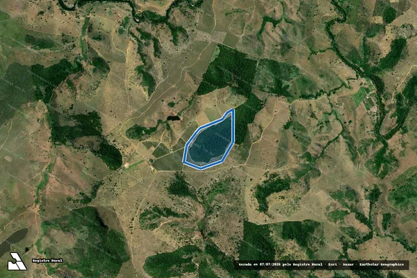 Imagem de satélite de FAZENDA SÃO JORGE - 001 em Eunápolis - BA