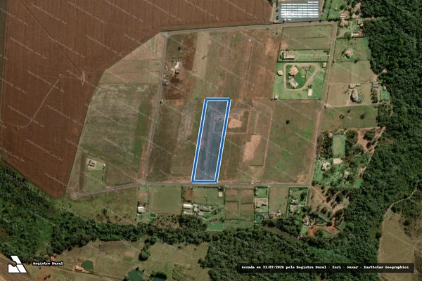 Imagem de satélite de Fazenda São Tomaz – Córrego do Retiro – Gleba-16-A em Rio Verde - GO