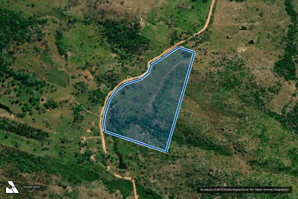 Imagem de satélite de Lote 121 (Rem) da Gleba 31 do PICOP - (Parte 02) em Ji-Paraná - RO
