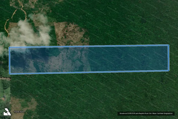 Imagem de satélite de FAZENDA FÉ EM DEUS  - Parte 1 em Pacajá - PA