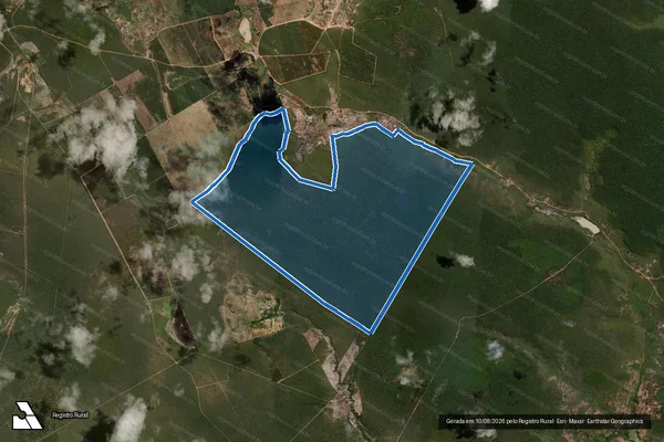 Imagem de satélite de Fazenda Marimbo ? GLEBA ?E? - FAZ MARIMBO- GLEBA ?E? em Riacho dos Machados - MG