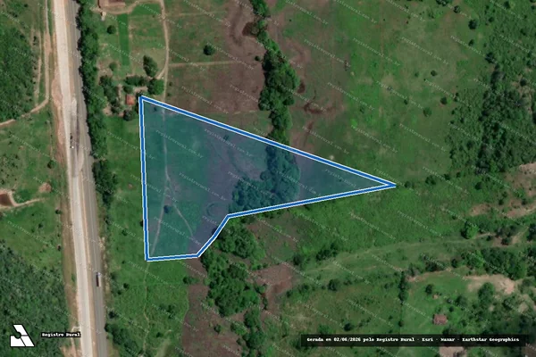 Imagem de satélite de FAZENDA JIBOIA E CUNHAS REUNIDAS - PARCELA 19 em Esplanada - BA