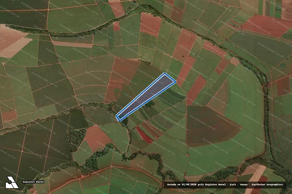 Imagem de satélite de Sitio Santa Terezinha - Parcela 1 em Pitangueiras - SP
