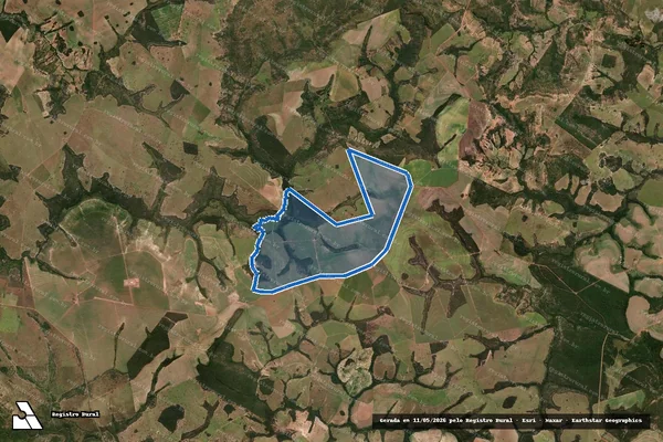 Imagem de satélite de FAZENDA SÃO PEDRO - 001 em Doverlândia - GO