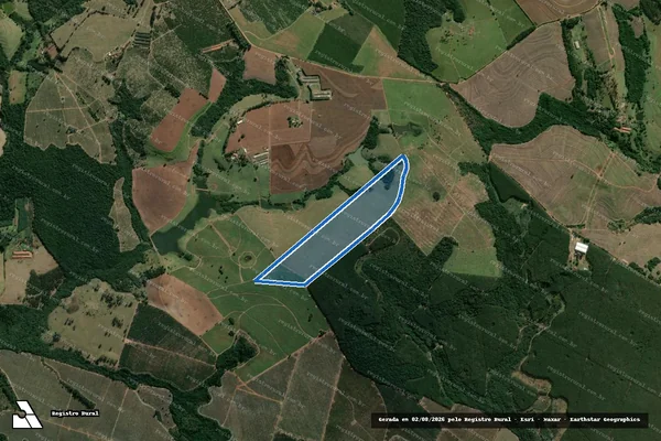 Imagem de satélite de Fazenda Eldorado ABC - Parte 1 em Botucatu - SP