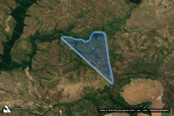 Imagem de satélite de FAZENDA BOA VISTA - GLEBA B - Gleba B em Ponte Alta do Bom Jesus - TO