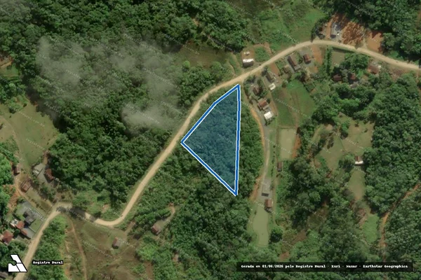 Imagem de satélite de Fazenda Guaraniaçú – Área 02 / Parte 2 em Guaramirim - SC