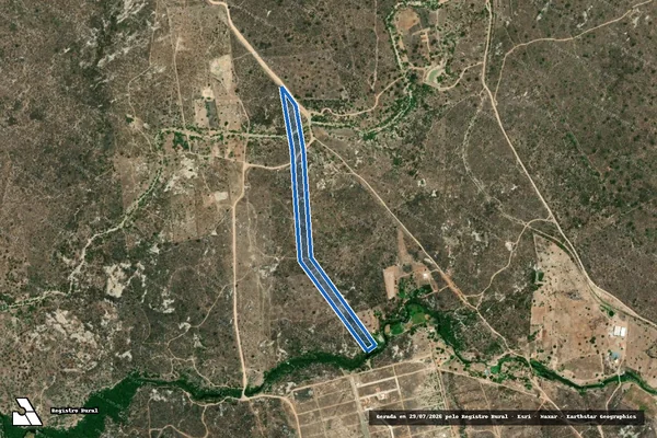Imagem de satélite de FAZENDA PASSAGEM DE PEDRA E SALGADO / Parte 2 - Parcela 1 em Arcoverde - PE