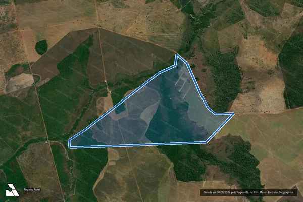 Imagem de satélite de FAZENDA SÃO JOSÉ I - LOTE 22 em Santa Maria das Barreiras - PA