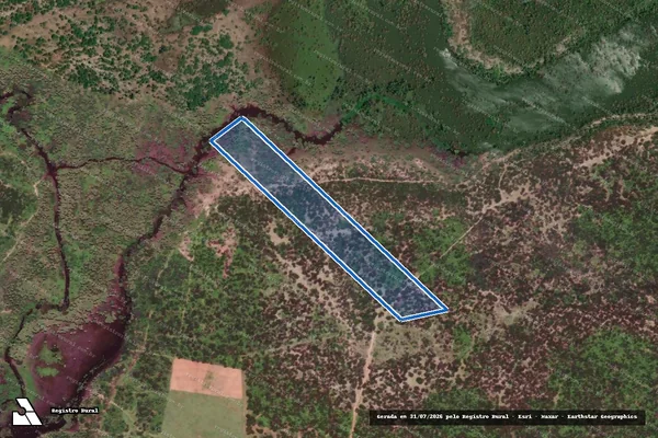 Imagem de satélite de Projeto de Assentamento Pedro Ezequiel de Araújo - Lote 142 - 001 em Ipanguaçu - RN
