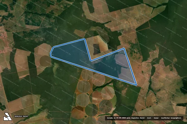 Imagem de satélite de Fazenda Jatobá em Paranatinga - MT