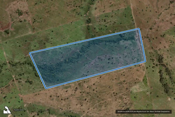 Imagem de satélite de FAZENDA RECANTO V - 001 em Vila Rica - MT