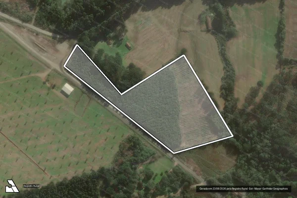 Imagem de satélite de FAZENDA Nº 21 e 291 - GLEBA 04 em Três Barras - SC