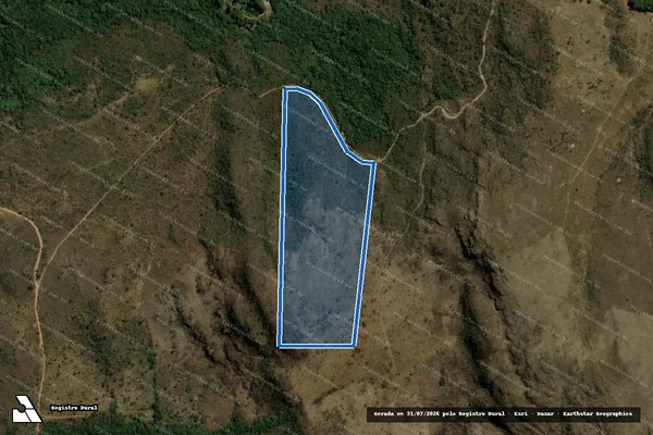 Imagem de satélite de Fazenda Palmital - GLEBA A - GLEBA BX2 em Itabirito - MG