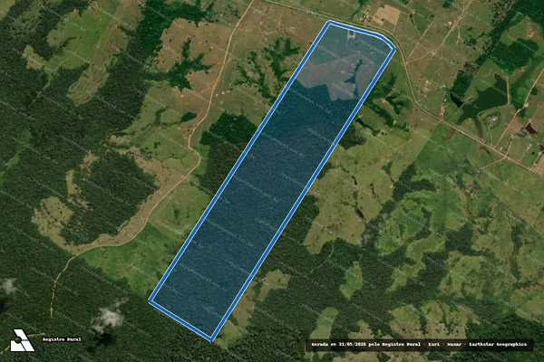 Imagem de satélite de Fazenda TM em Brasiléia - AC