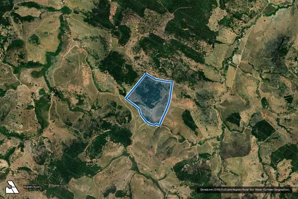 Imagem de satélite de Fazenda Barra Nova - Parcela II em Teófilo Otoni - MG