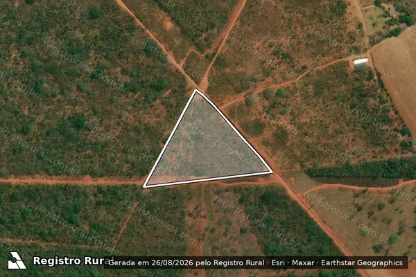 Imagem de satélite de Quinhão 05- Fazenda do Garimpo - Gleba 05 - PARCELA 01 em Felixlândia - MG