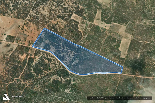 Imagem de satélite de Fazenda Nova Fé  - Parte 1 em Pedra Preta - RN