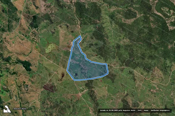 Imagem de satélite de FAZENDA MIRONGA - FAZENDA MIRONGA em Pavão - MG