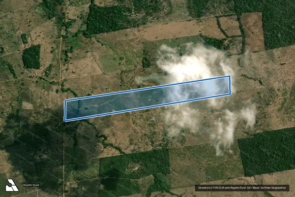 Imagem de satélite de LOTE 31 DA GLEBA 04 - FAZENDA SÃO RAIMUNDO - 02 em Brejo Grande do Araguaia - PA