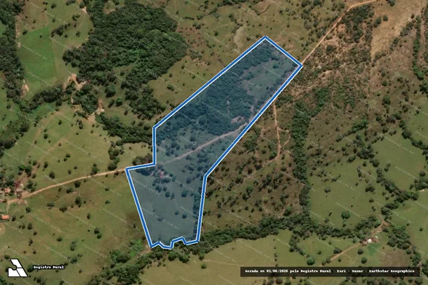 Imagem de satélite de FAZENDA COLUMBI - Gleba 07 em Goianésia - GO