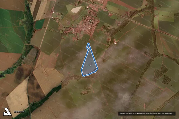 Imagem de satélite de FAZENDA BAUZINHO - 001 em Rio Verde - GO