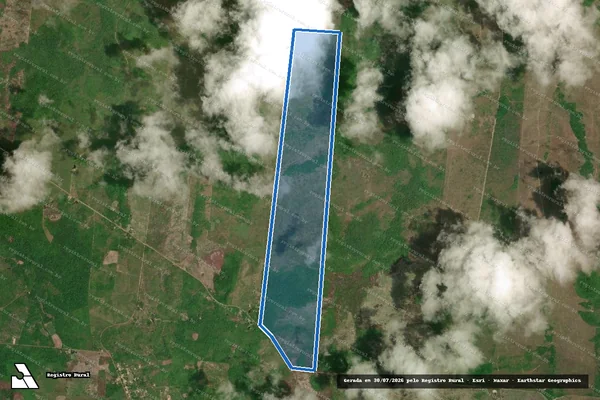 Imagem de satélite de FAZENDA AGUAS CLARAS - Parte 1 em Governador Nunes Freire - MA