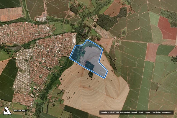 Imagem de satélite de SITIO SÃO JOÃO - Parte 2 em Guapiaçu - SP