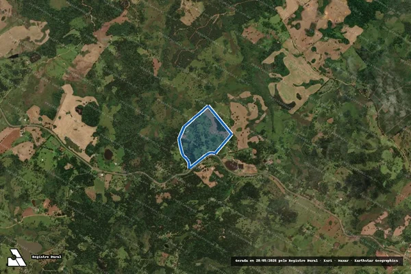 Imagem de satélite de FAZENDA BANHADO SECO - Parcela 1 em Capão Alto - SC