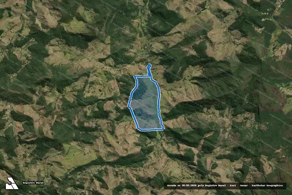 Imagem de satélite de FAZENDA TRES BARRAS - PARCELA 02 em Duas Barras - RJ